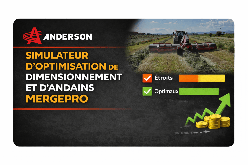 Simulateur : Adaptez votre andaineur à votre configuration de fauche