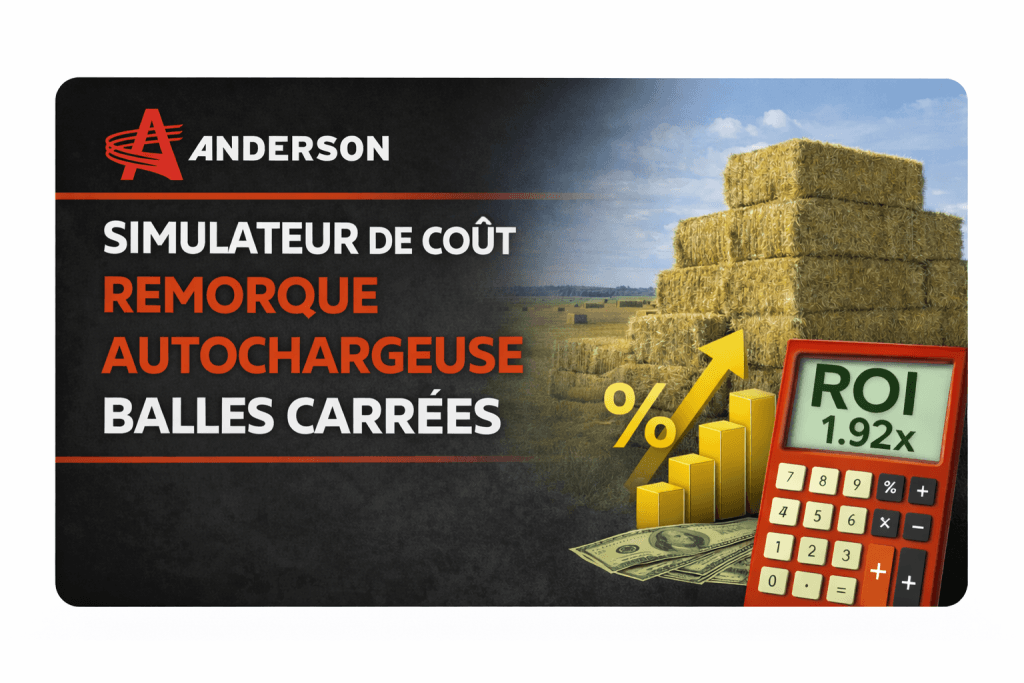 Simulateur de ROI Remorque autochargeuse de balles carrées