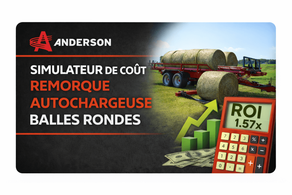 Simulateur de ROI Remorque autochargeuse de balles rondes